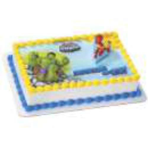 Super Heros Cake Topper Set - Click Image to Close